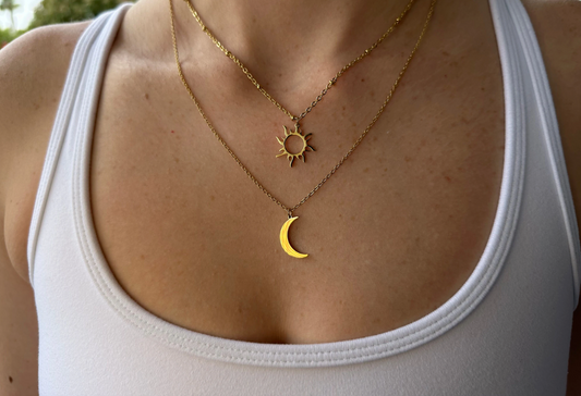 Sun and Moon Necklace