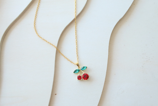 Cherry Charm Necklace