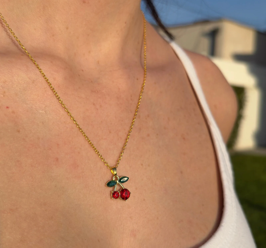 Cherry Charm Necklace