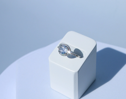 Allure Round Diamond CZ Ring